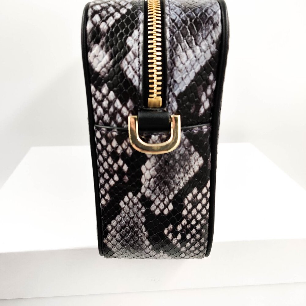 Anine Bing Alice Bag in Cloudy Blue Python - Picture 6 of 10